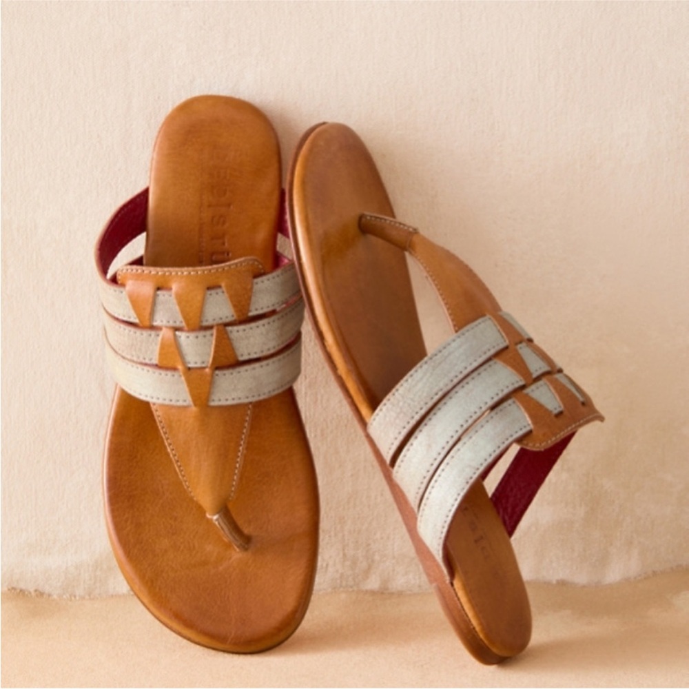Bed Stu Women's Yoli Sandal Woven Leather Upper Size 7.5 Bohemian